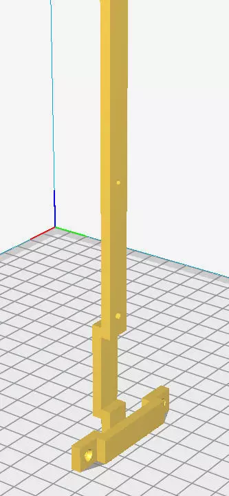 Pigeon deterrent balcony handle  Free 3D print model_0