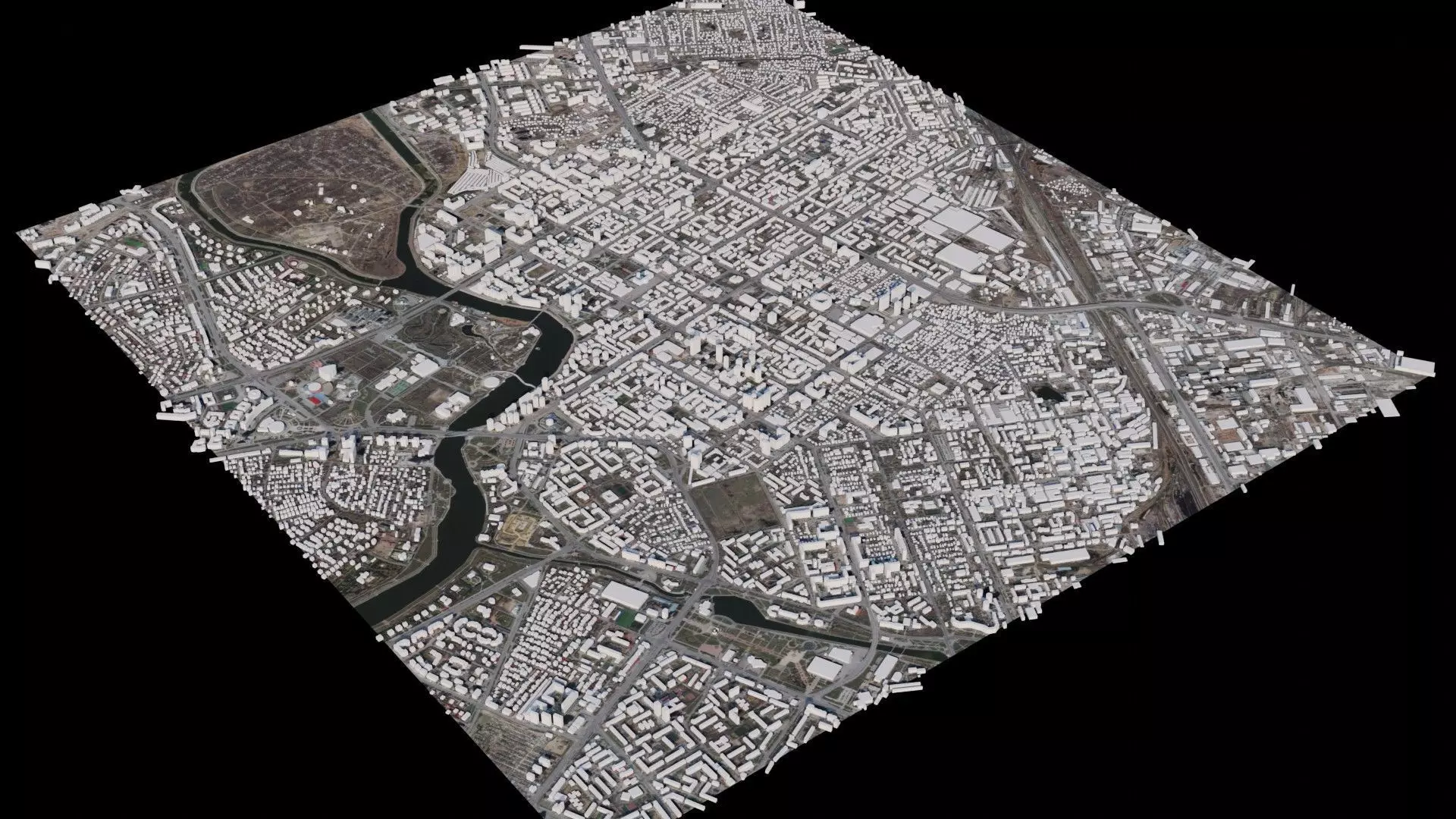 Nur Sultan - Kazakhstan 3D model_0