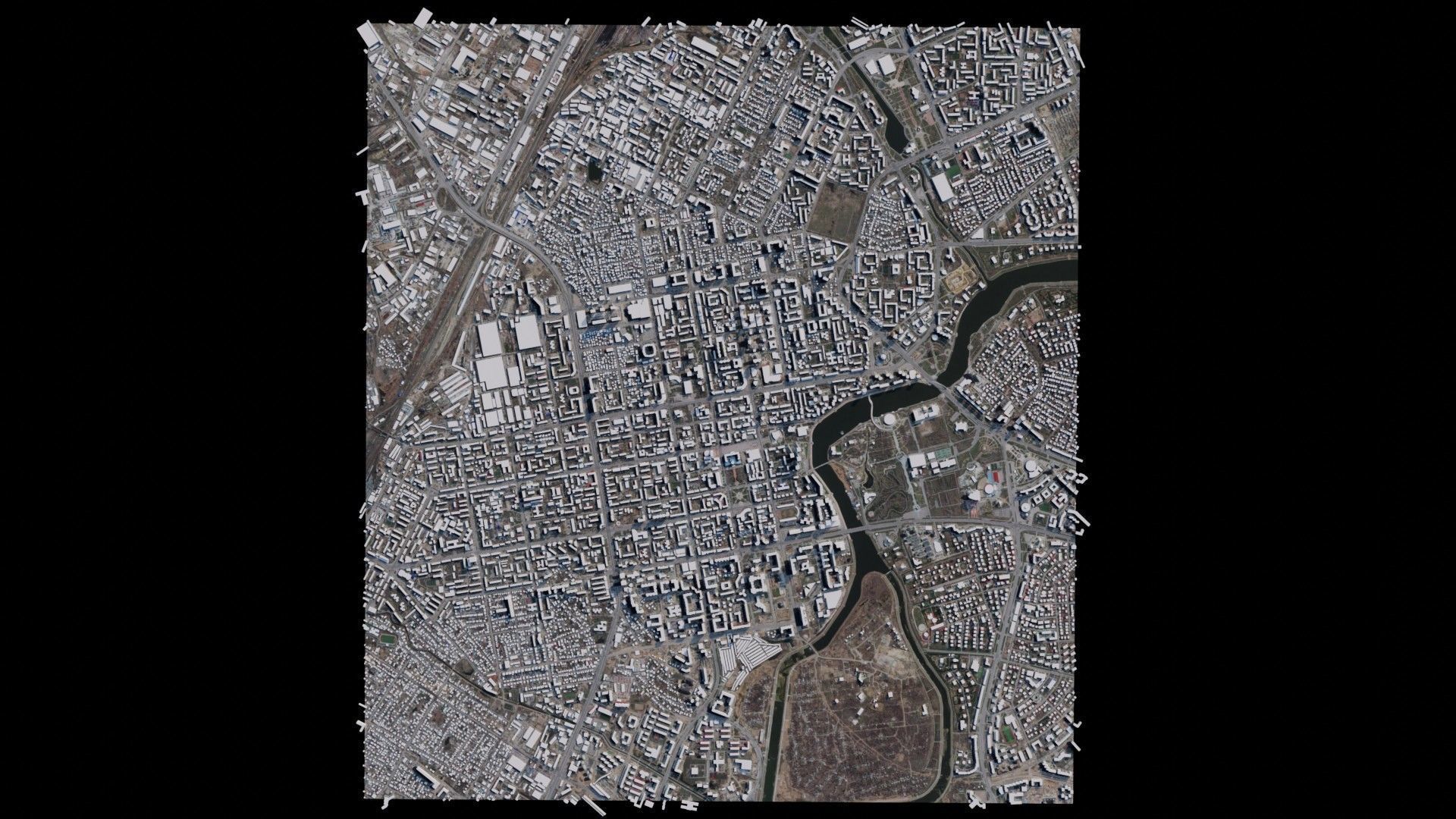 Nur Sultan - Kazakhstan 3D model_2