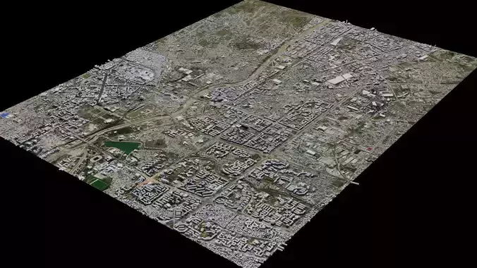 Dushanbe - Tajikistan 3D model