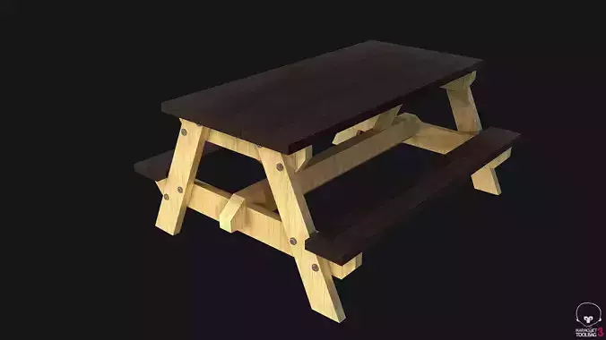 Picnic Table PBR Game Ready