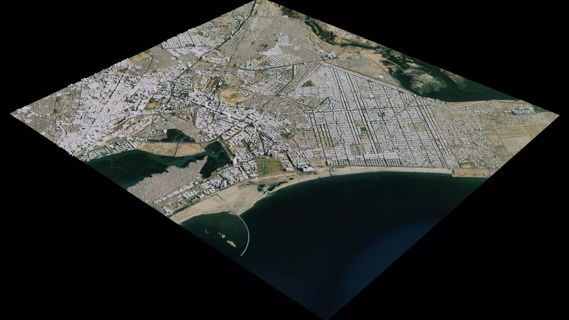 Karachi - Pakistan 3D model_0