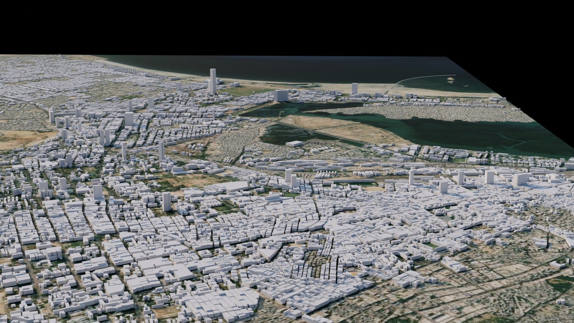 Karachi - Pakistan 3D model_1