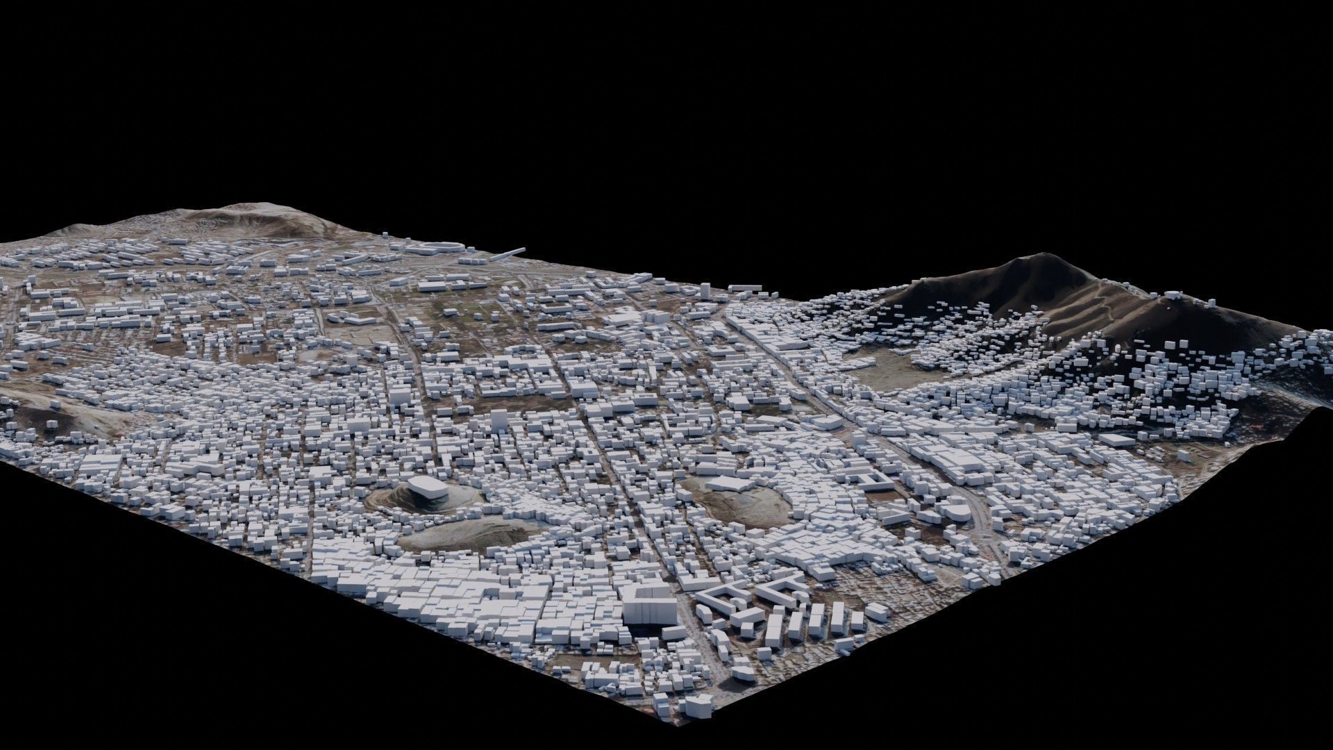 Kabul - Afghanistan 3D model_1