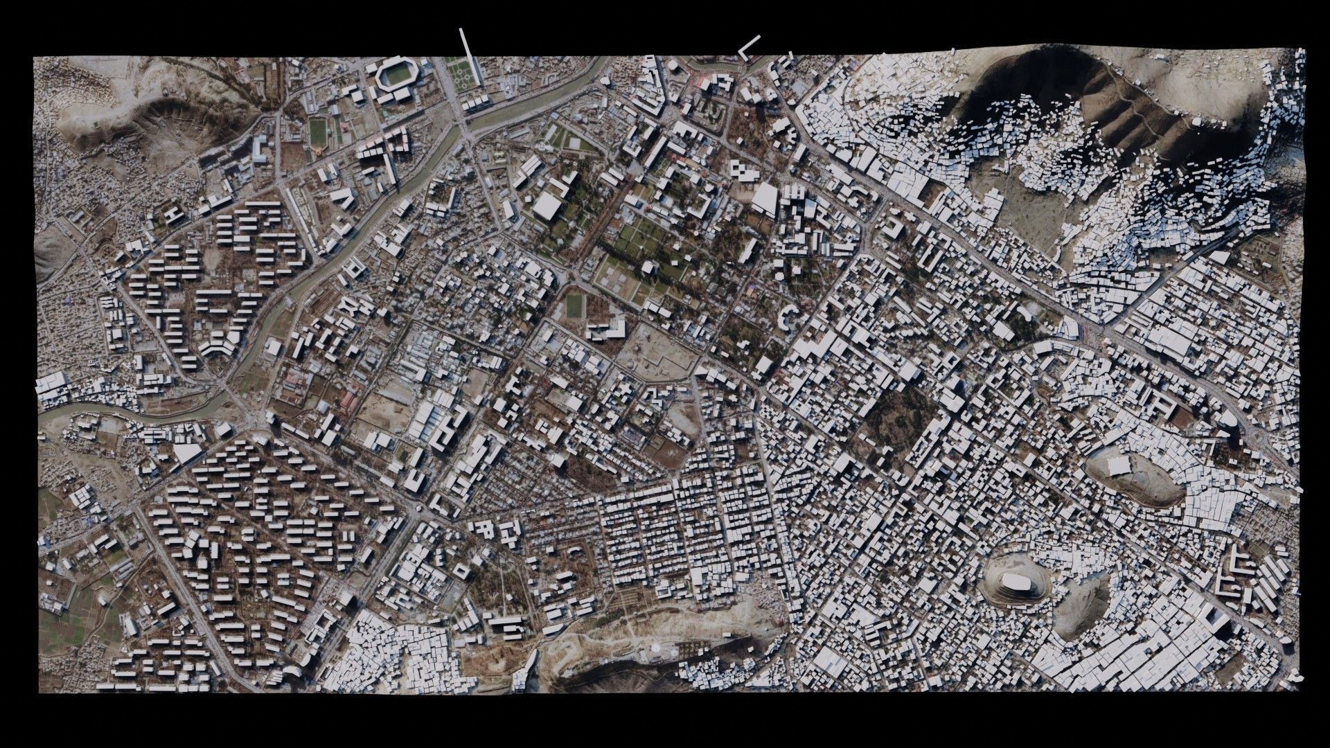 Kabul - Afghanistan 3D model_2