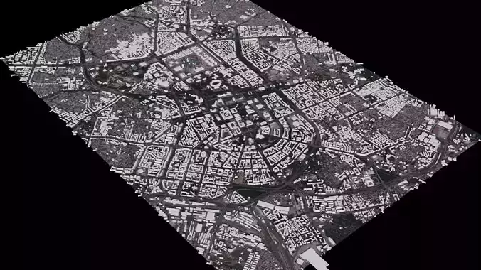 Tashkent - Uzbekistan 3D model