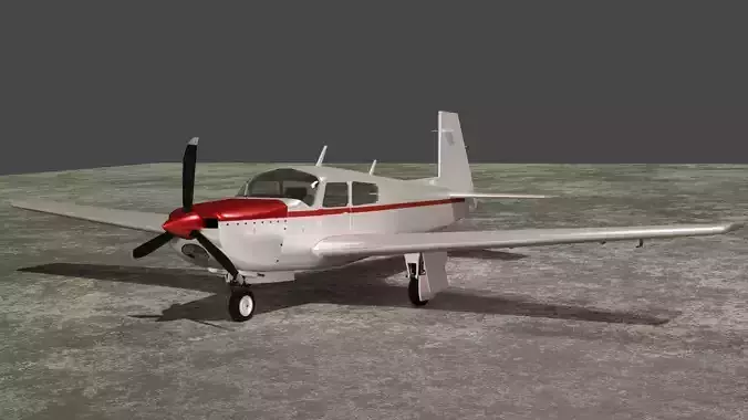 Mooney M20J 3D model