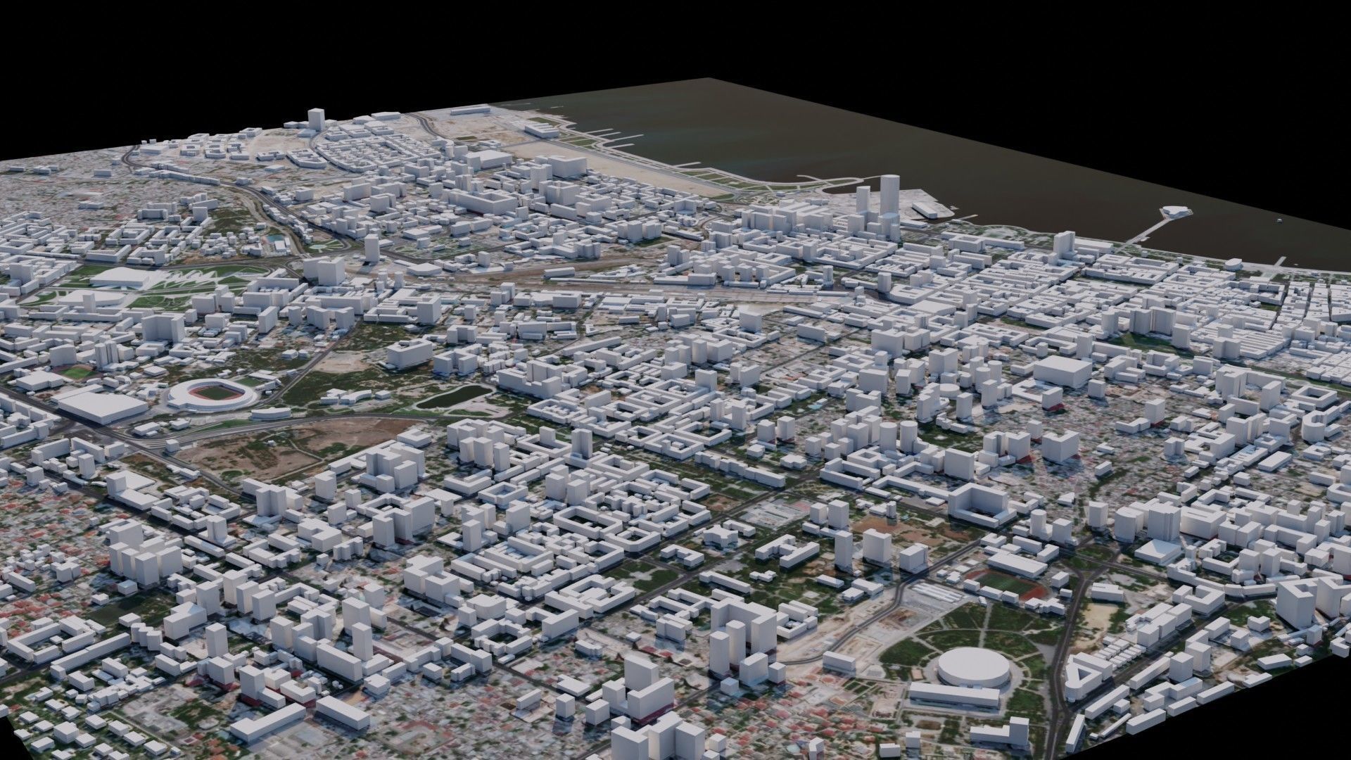 Baku - Azerbaijan 3D model_1