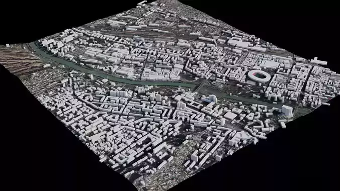 Tbilsi - Georgia 3D model