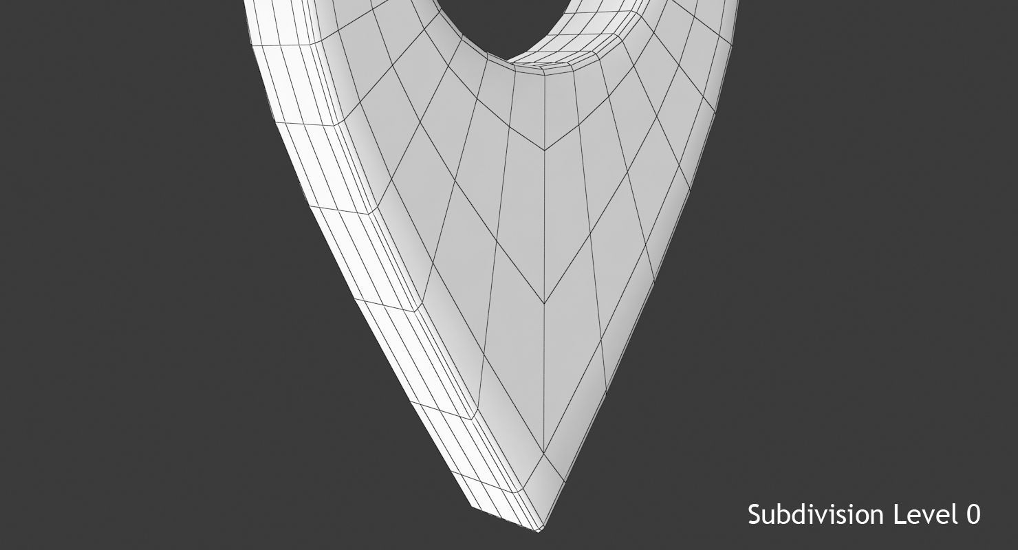 Map Pointer Low-poly 3D model_13
