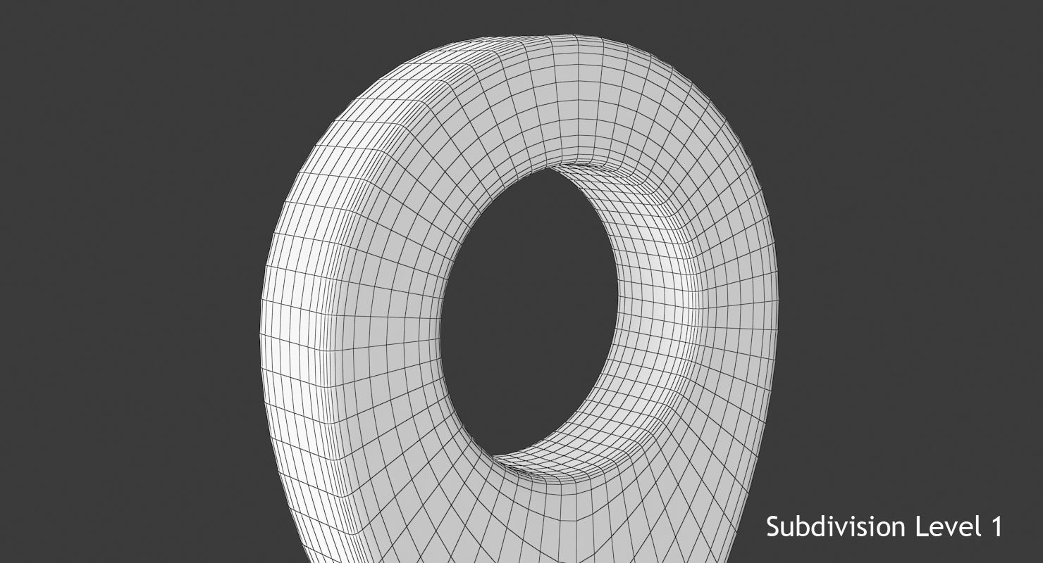 Map Pointer Low-poly 3D model_12