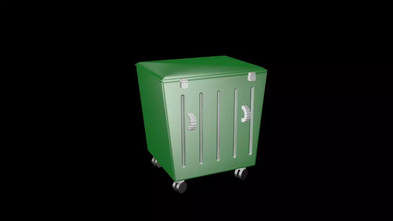 Trash can Free 3D model