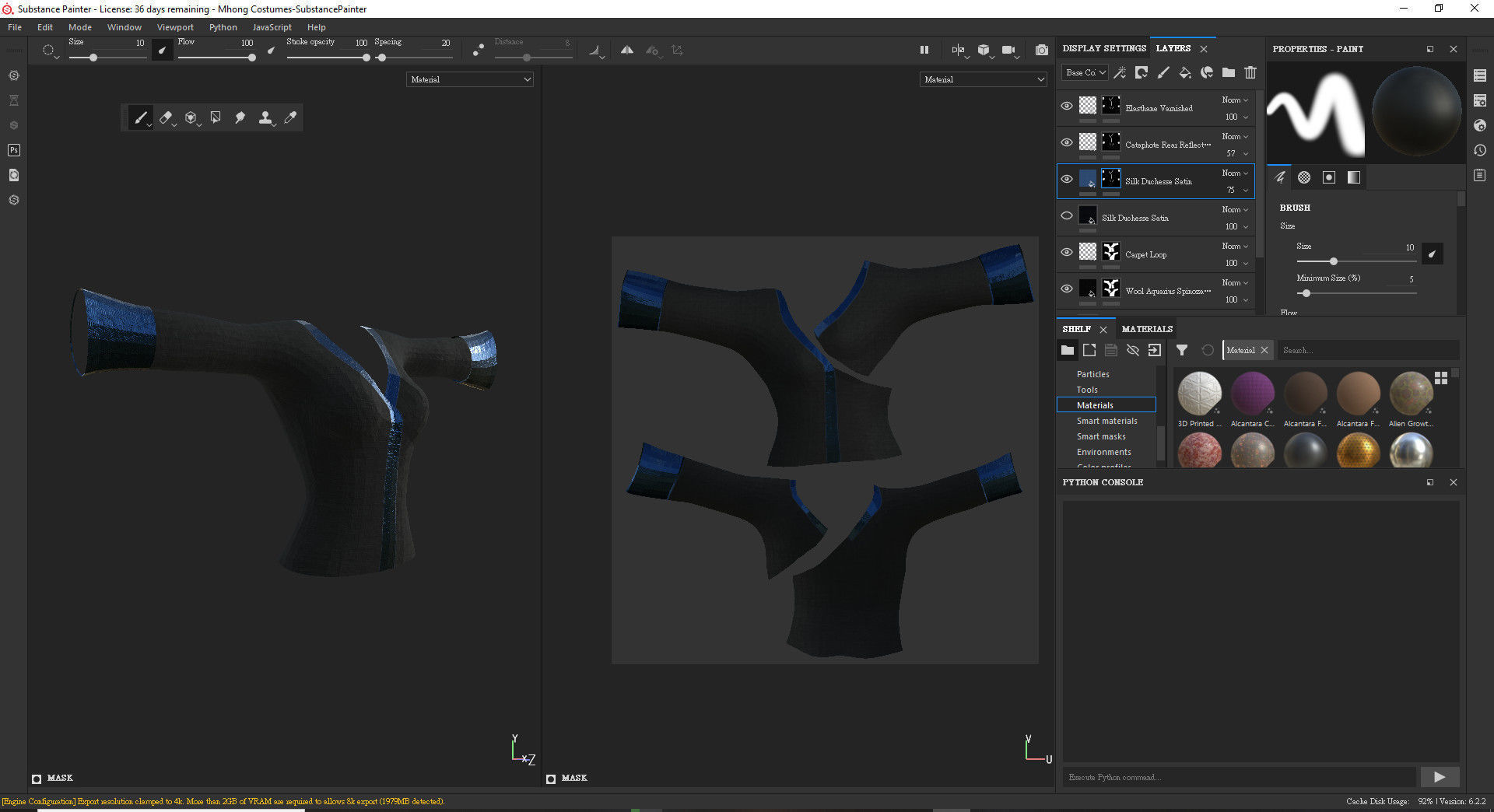 Character Creator - Hmong Female Costumes Low-poly 3D model_3
