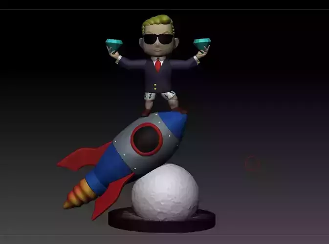 Wallstreet figurine of man