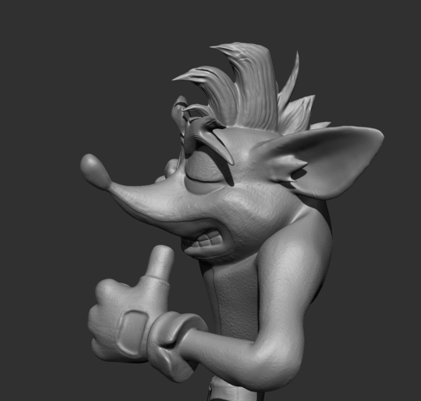 Crash Bandicoot  3D print model_3