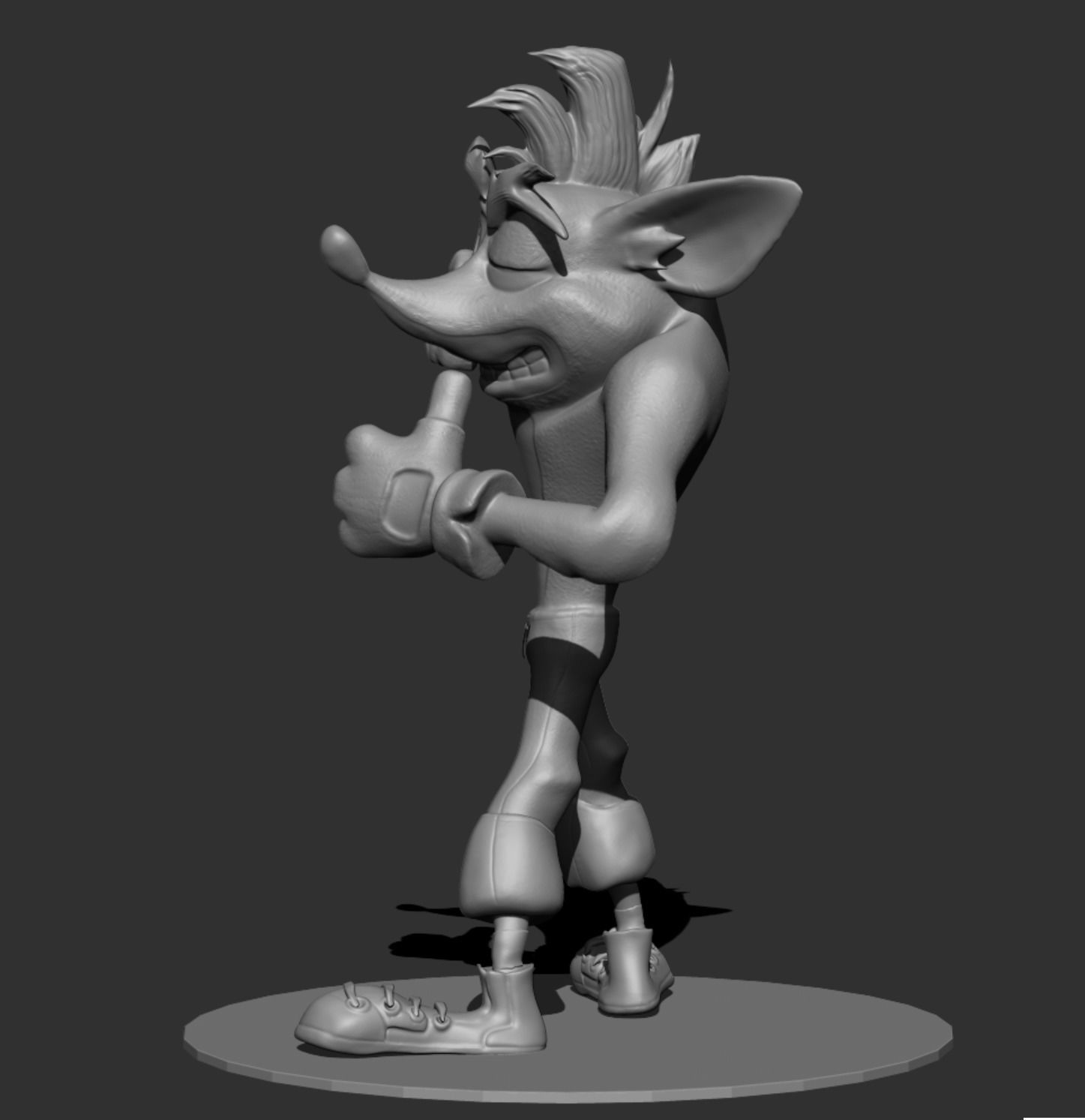 Crash Bandicoot  3D print model_4
