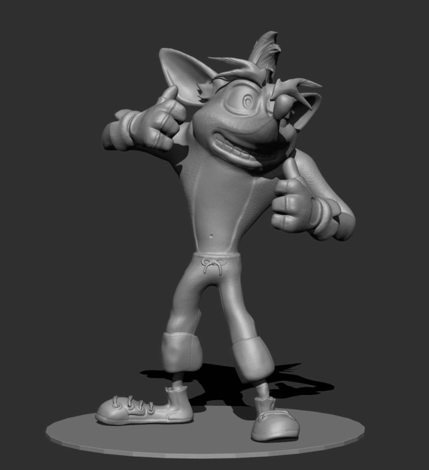 Crash Bandicoot  3D print model_1