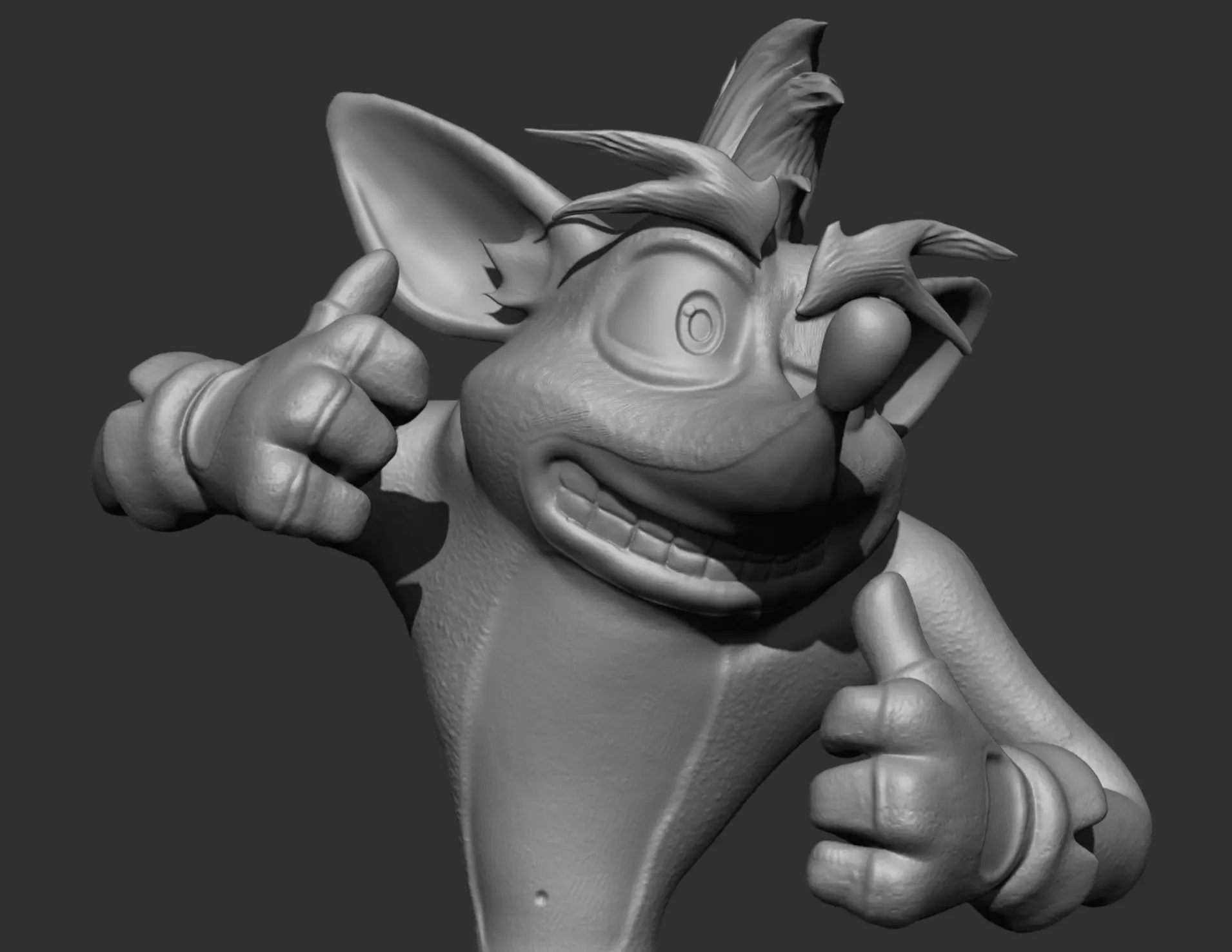 Crash Bandicoot  3D print model_0
