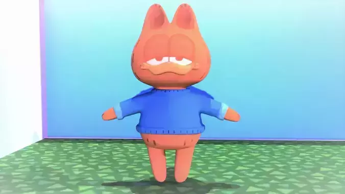 Animal Crossing Garfield
