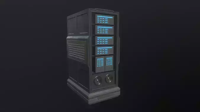 Sci Fi Server Rack