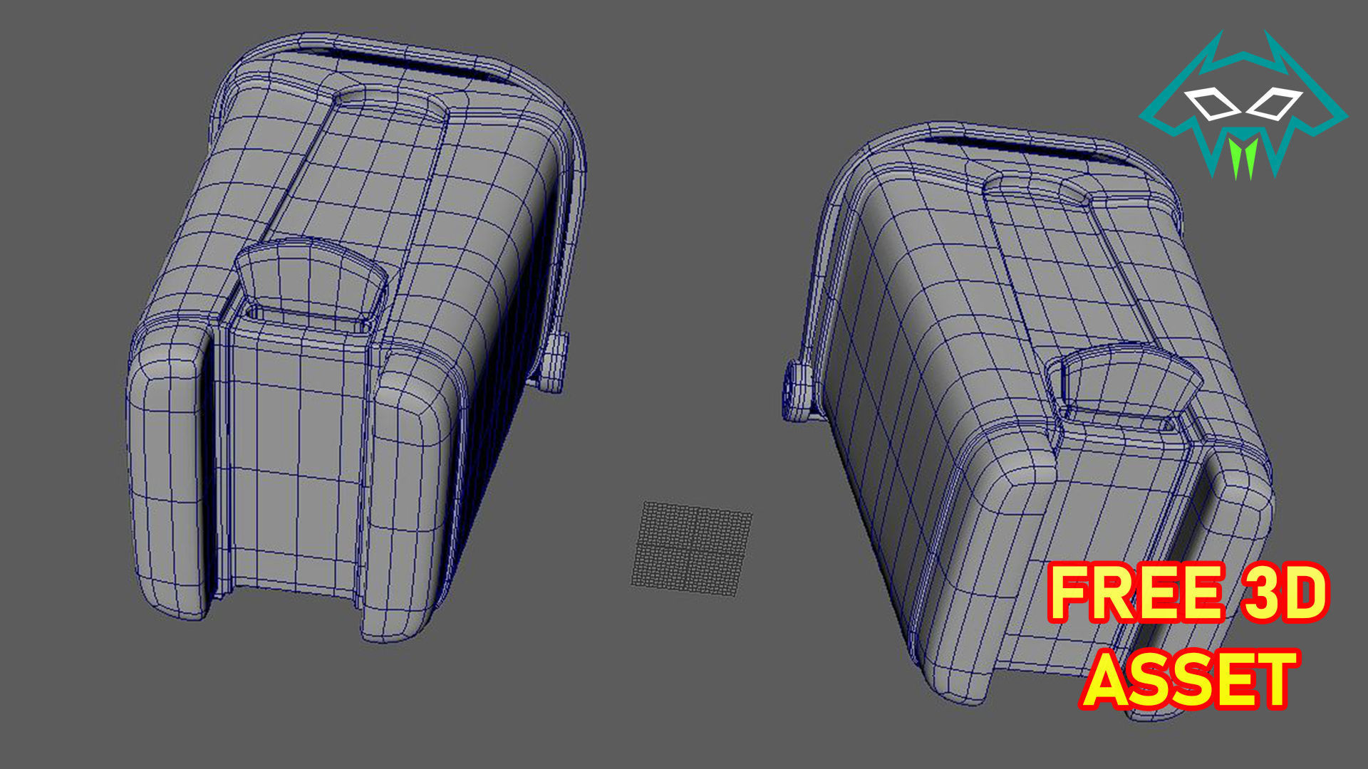 Medical Series - Operating Room - DustBins Free 3D model_6