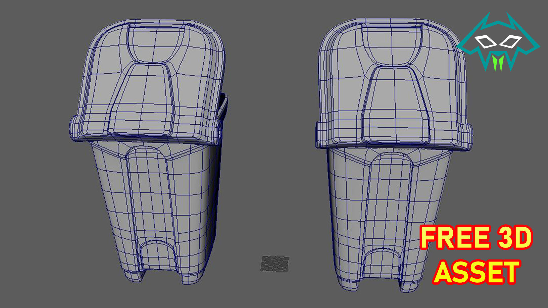 Medical Series - Operating Room - DustBins Free 3D model_4