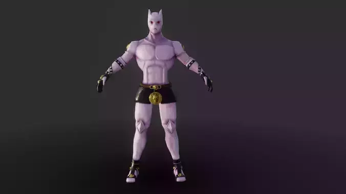 Killer Queen - Low-poly 3D model