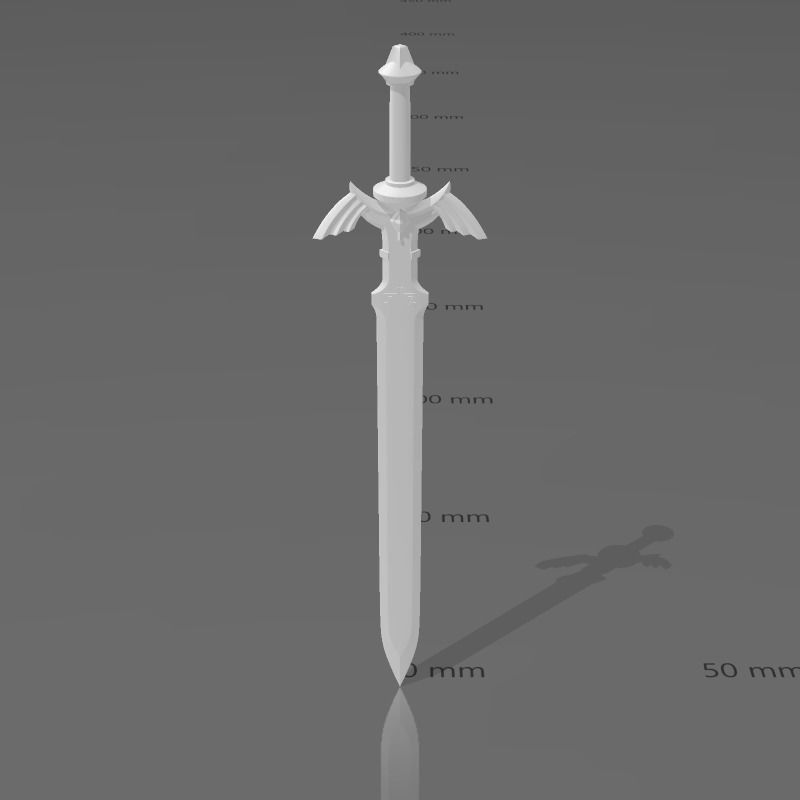MasterSword Sheath Stand - 3D PRINT READY 3D model_10