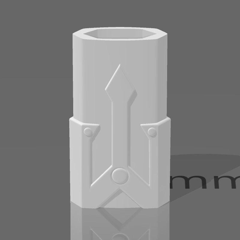 MasterSword Sheath Stand - 3D PRINT READY 3D model_20