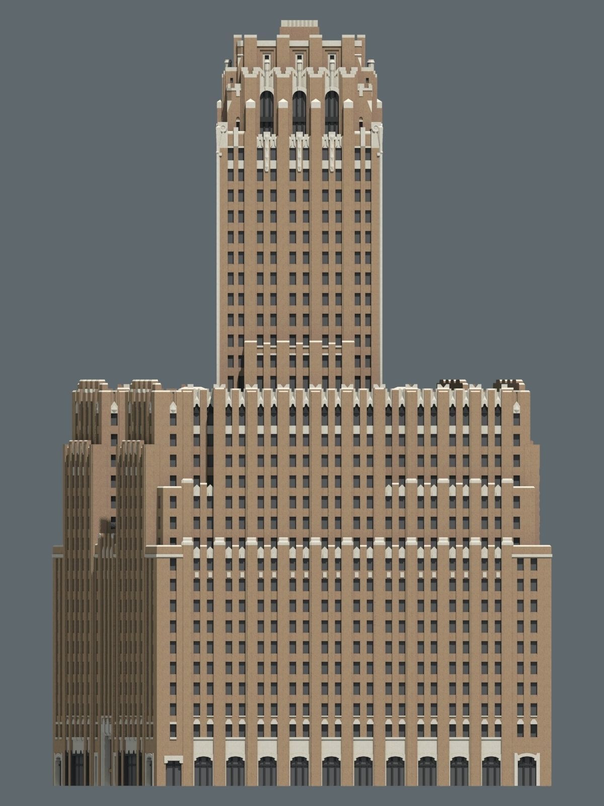 Barclay Vesey Building 3D print model_5