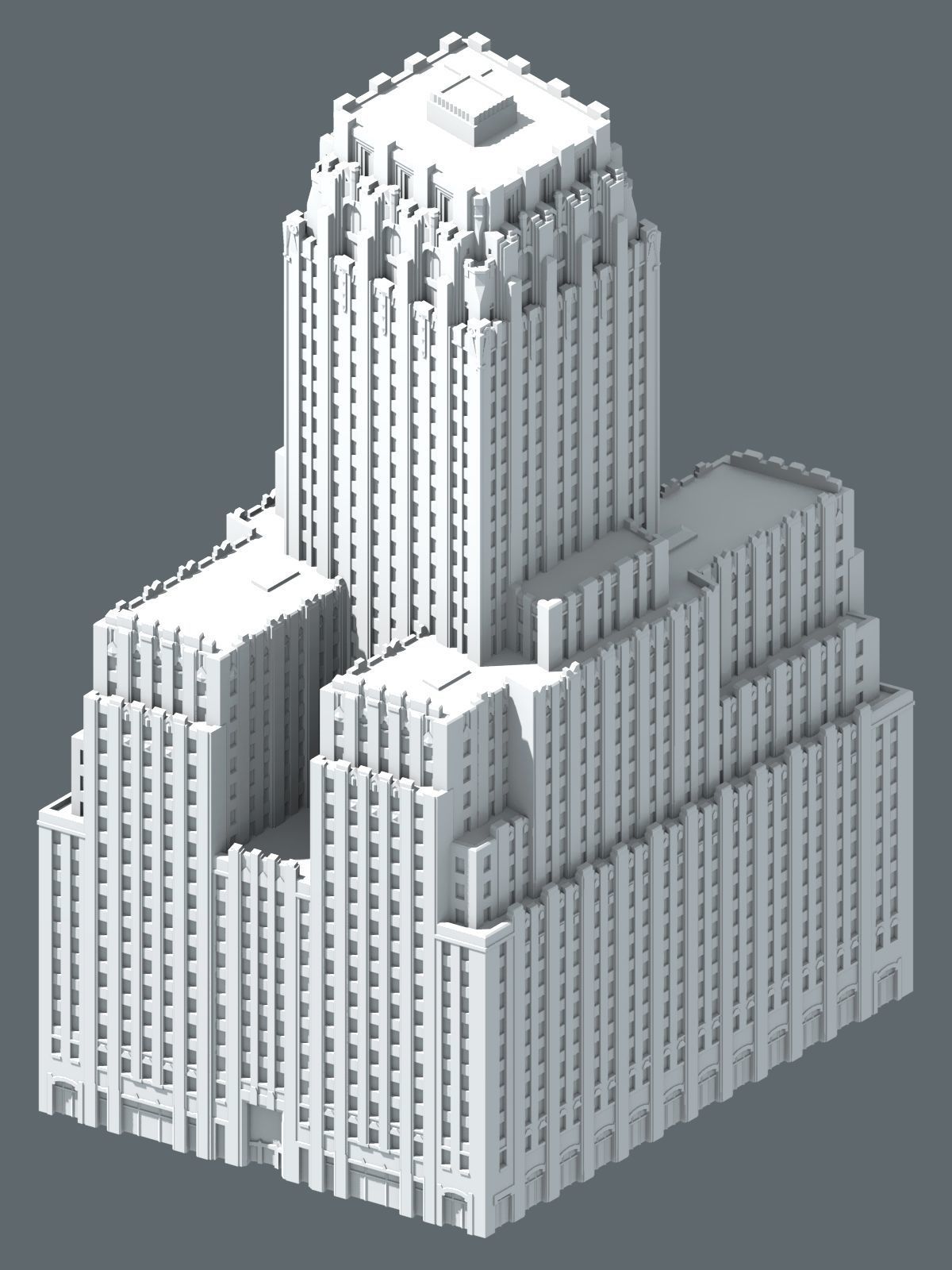 Barclay Vesey Building 3D print model_6