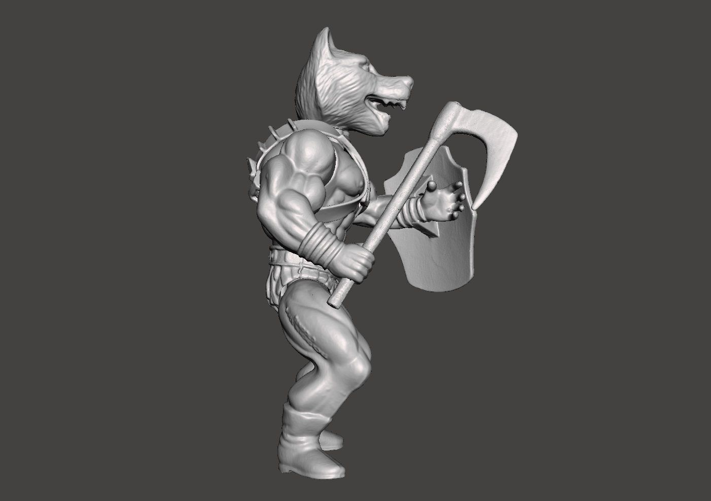 ANUBI VINTAGE GALAXY WARRIOR ACTION FIGURE COMPLETE 3D print model_1