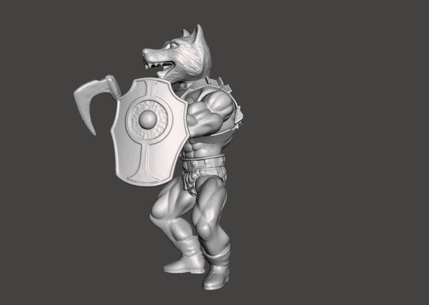 ANUBI VINTAGE GALAXY WARRIOR ACTION FIGURE COMPLETE 3D print model_2