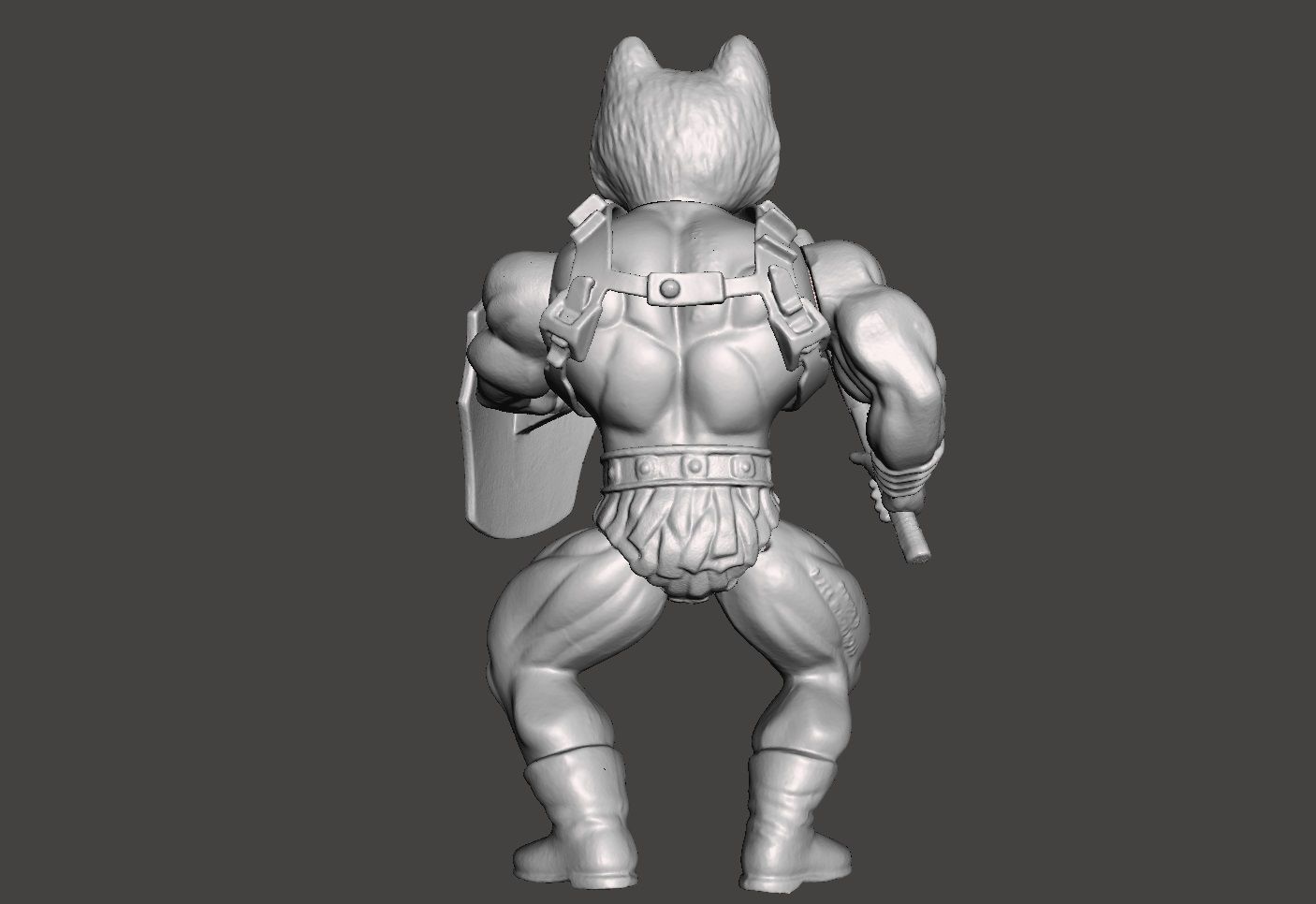 ANUBI VINTAGE GALAXY WARRIOR ACTION FIGURE COMPLETE 3D print model_3