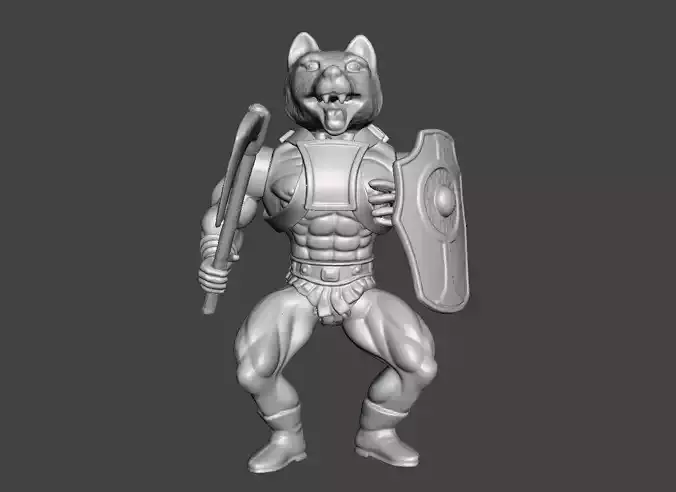 ANUBI VINTAGE GALAXY WARRIOR ACTION FIGURE COMPLETE