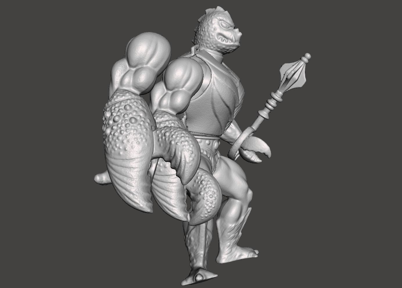 CLAWFUL MOTU VINTAGE ACTION FIGURE COMPLETE 3D print model_3