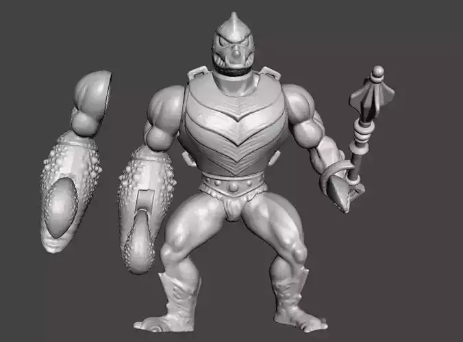 CLAWFUL MOTU VINTAGE ACTION FIGURE COMPLETE 3D print model
