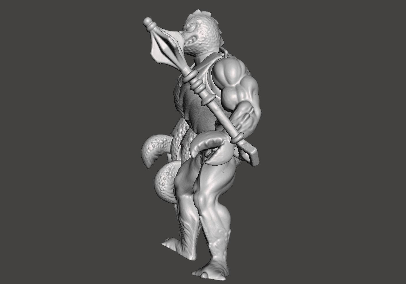 CLAWFUL MOTU VINTAGE ACTION FIGURE COMPLETE 3D print model_1