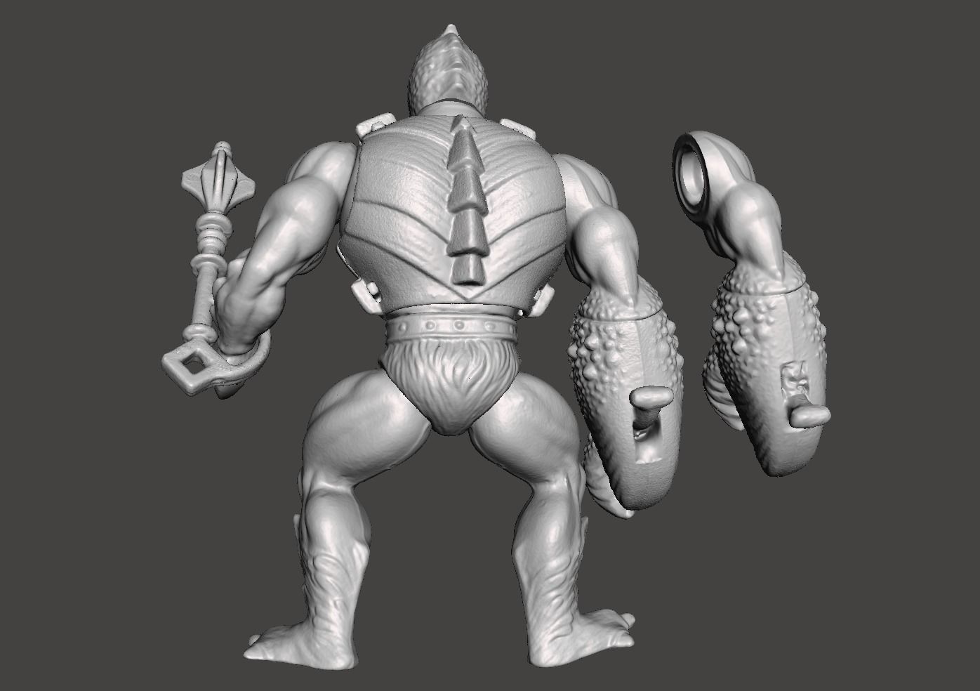 CLAWFUL MOTU VINTAGE ACTION FIGURE COMPLETE 3D print model_2