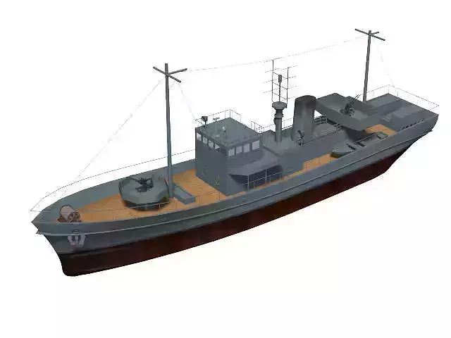 No1-class auxiliary patrol boat 3D model