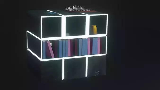 Future Cupiod Low-poly 3D model Future Cupiod Low-poly 3D model