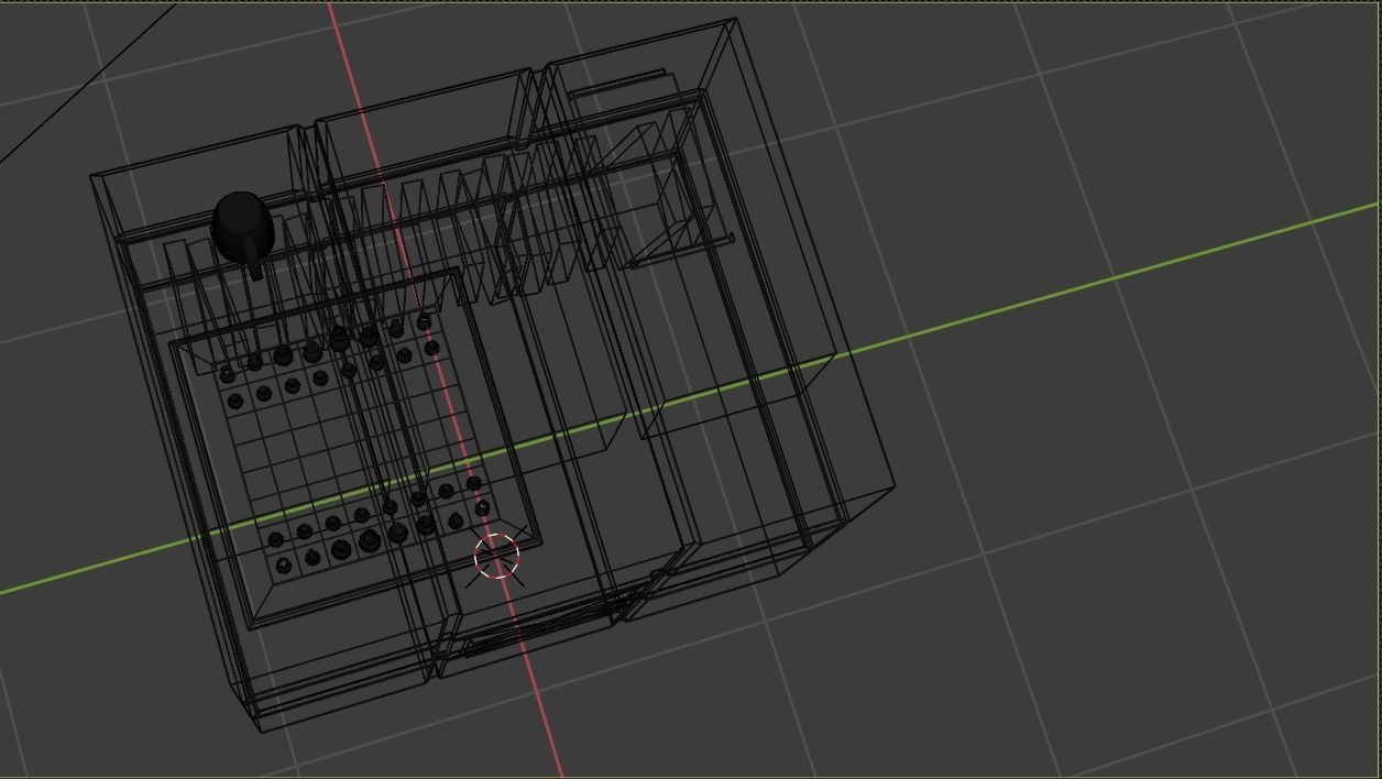 Future Cupiod Low-poly 3D model_4