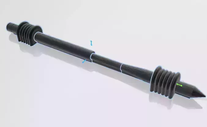 THE BATMAN 2022 Gauntlet Darts 3D print model
