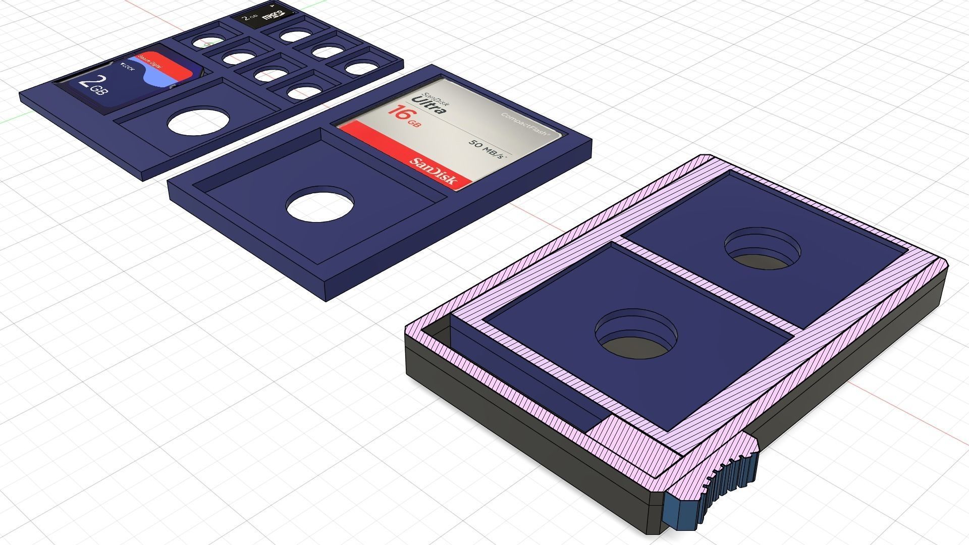 SD NINTENDO SWITCH COMPACT FLASH CARD WALLET 3D print model_6