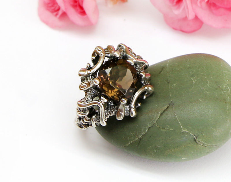 3D ring model sculpted in zBrush 3D print model_1