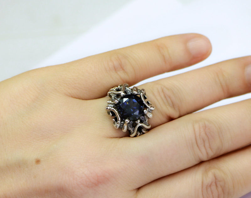 3D ring model sculpted in zBrush 3D print model_2