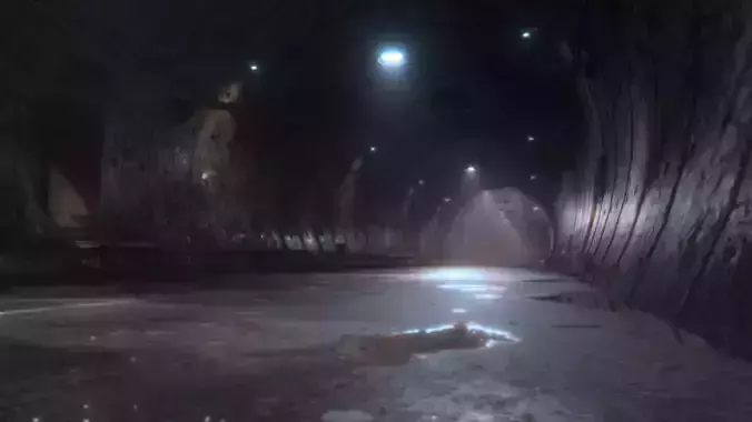 Grungy tunnel 3D model