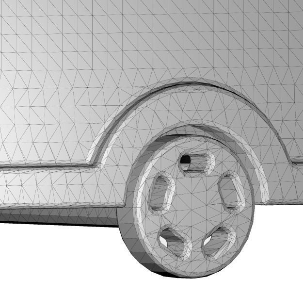 Stylish Mini Truck 3D print model_8