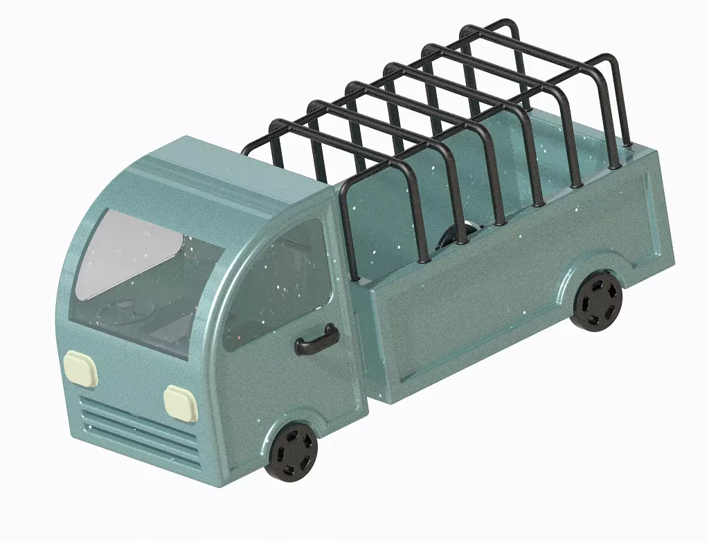 Stylish Mini Truck 3D print model_0