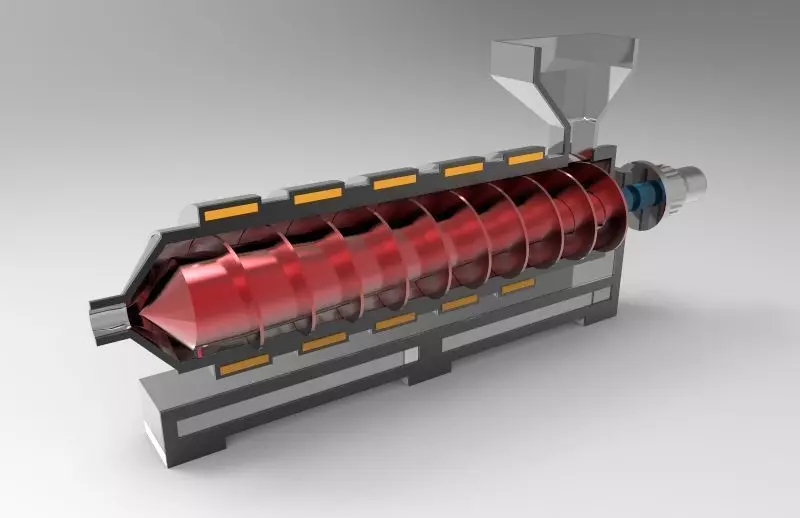 Extrusion Machine 3D model_0